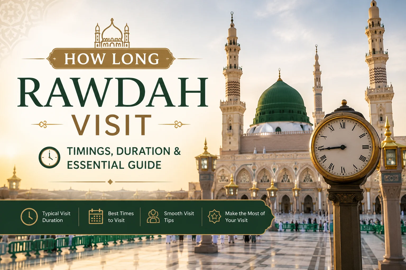 How Long Is the Rawdah Visit? — 10 Minutes Explained