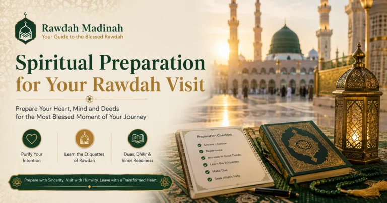 How to Prepare Spiritually Before Entering the Rawdah
