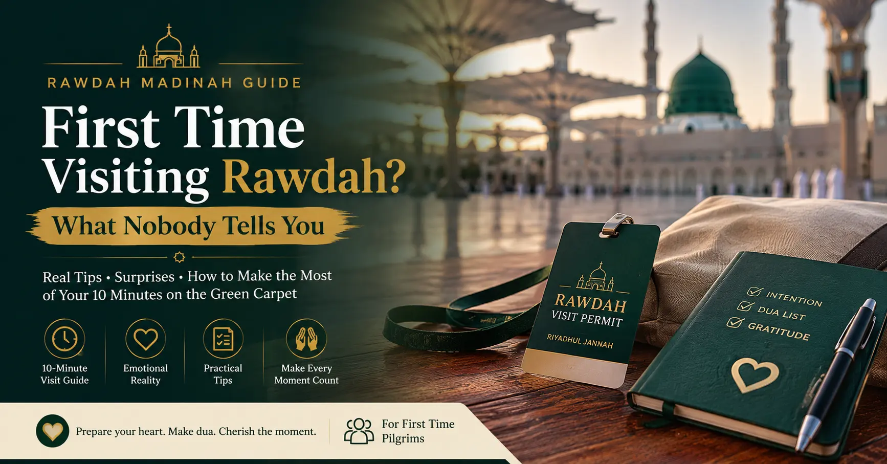 first time visiting Rawdah Madina